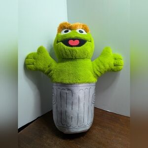 Sesame Street 14” Large Oscar The Grouch Plush Sesame Street 2023